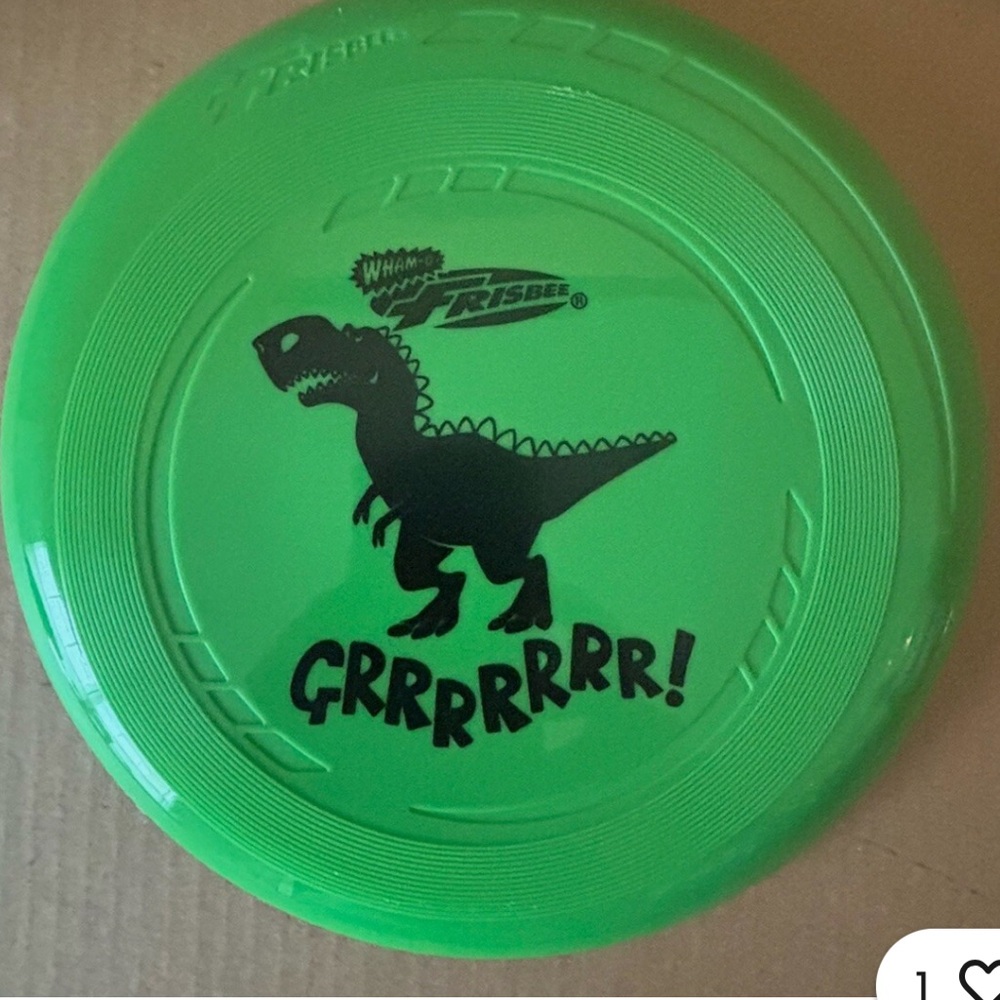 *FREE.  Wham-o Pro- Frisbee DINOSAUR graphic/NEW